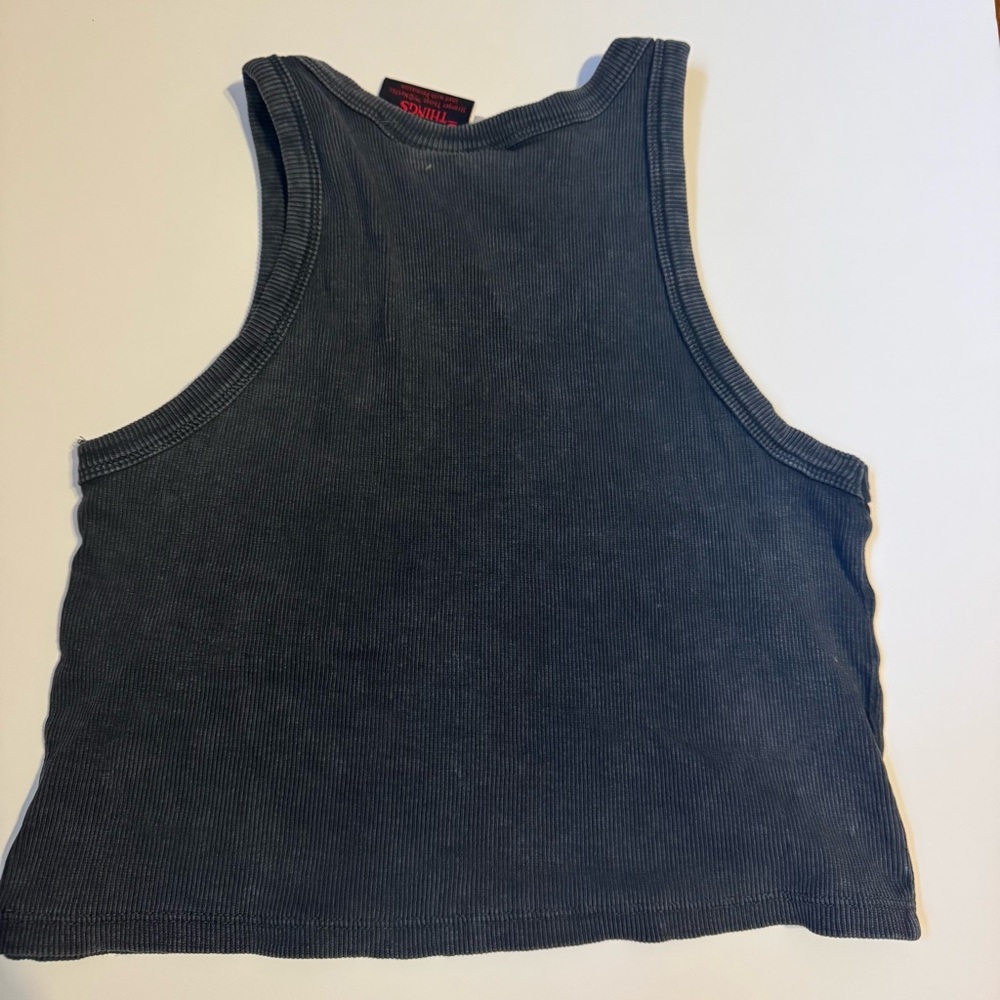 LIMITED EDITION Stranger Things by Zara Black Kids Tank Top - Picture 7 of 7